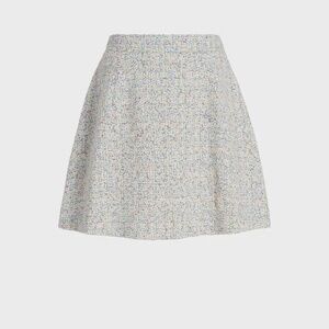 HILL HOUSE Olivia Rainbow Tweed Short A Line Skirt M